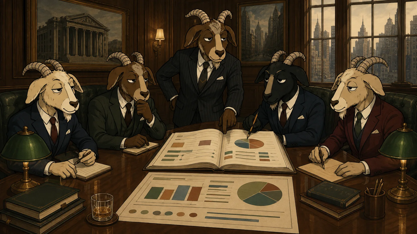 The Street Goats finance committee reviews the founding offering.
